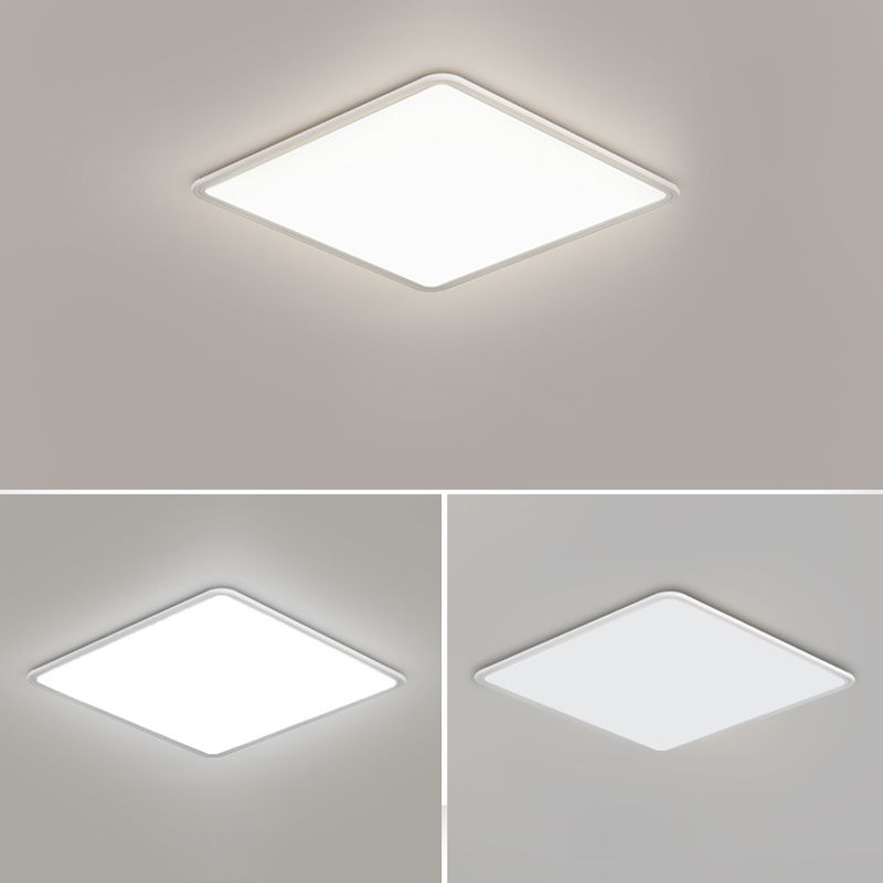 1 Light Geometric Flush Mount Simplicity Metal Flush Ceiling Light Fixture