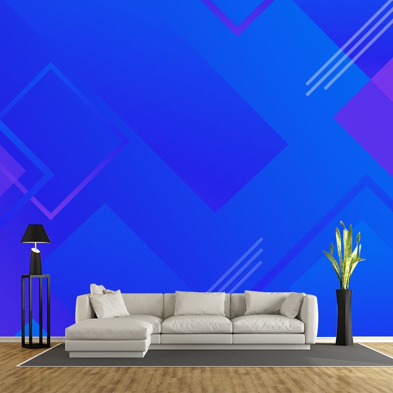 Minimalism Style Mural Wallpaper Stain-Proof Modernist Wall Decor for Bedroom