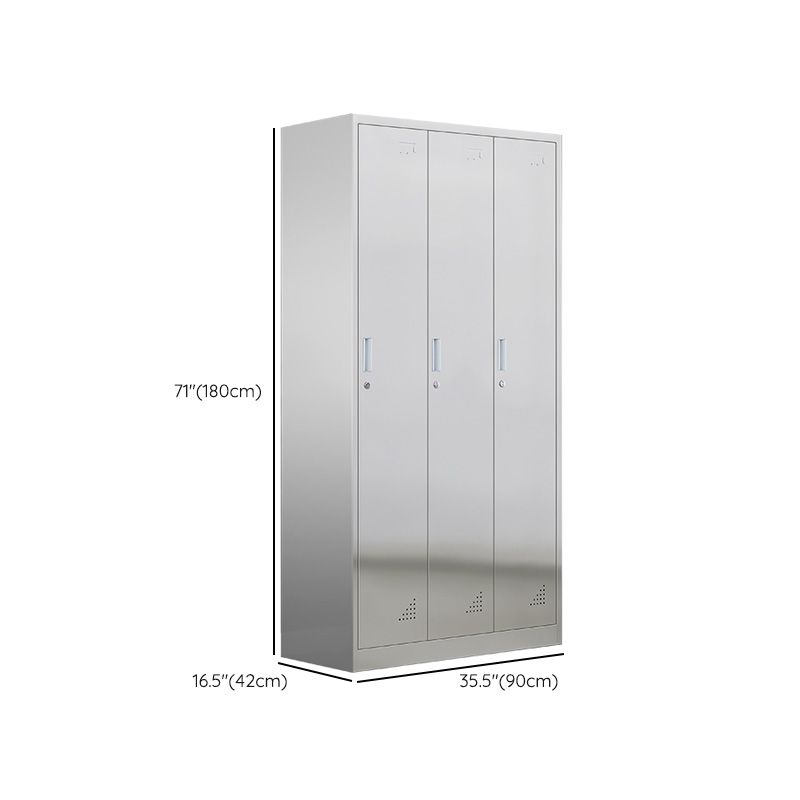 Metal Storage Cabinet for Bathroom Modern Cabinet with Hinged Doors