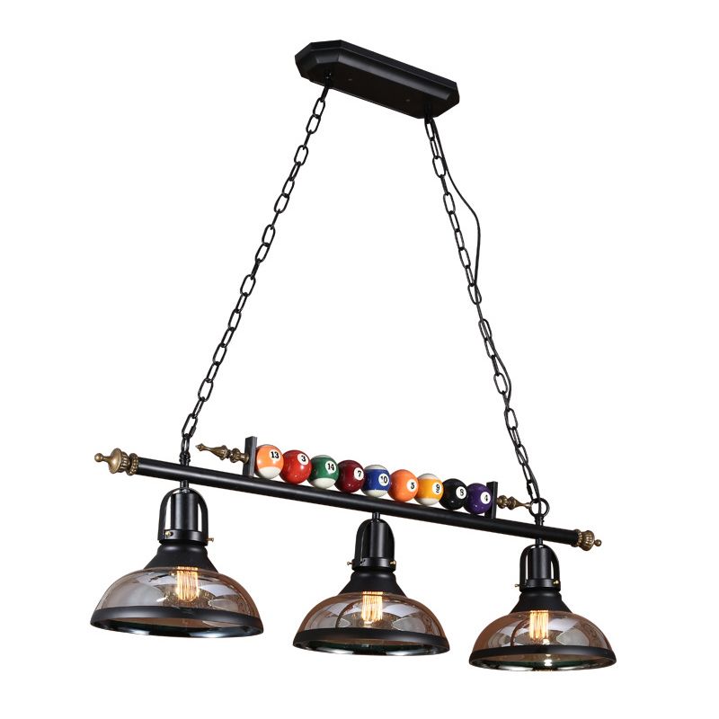 American Style Metal Chandelier Multi Light Hanging Light for Billiard Shop