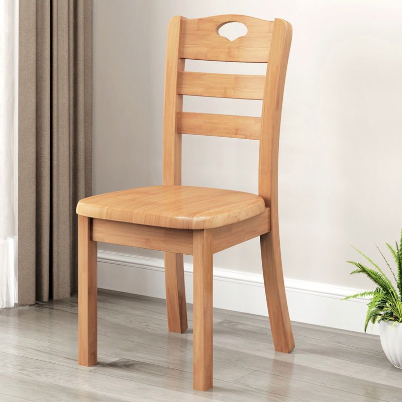 Contemporary Wood Kitchen Dining Side Chair Ladder Back Side Chair