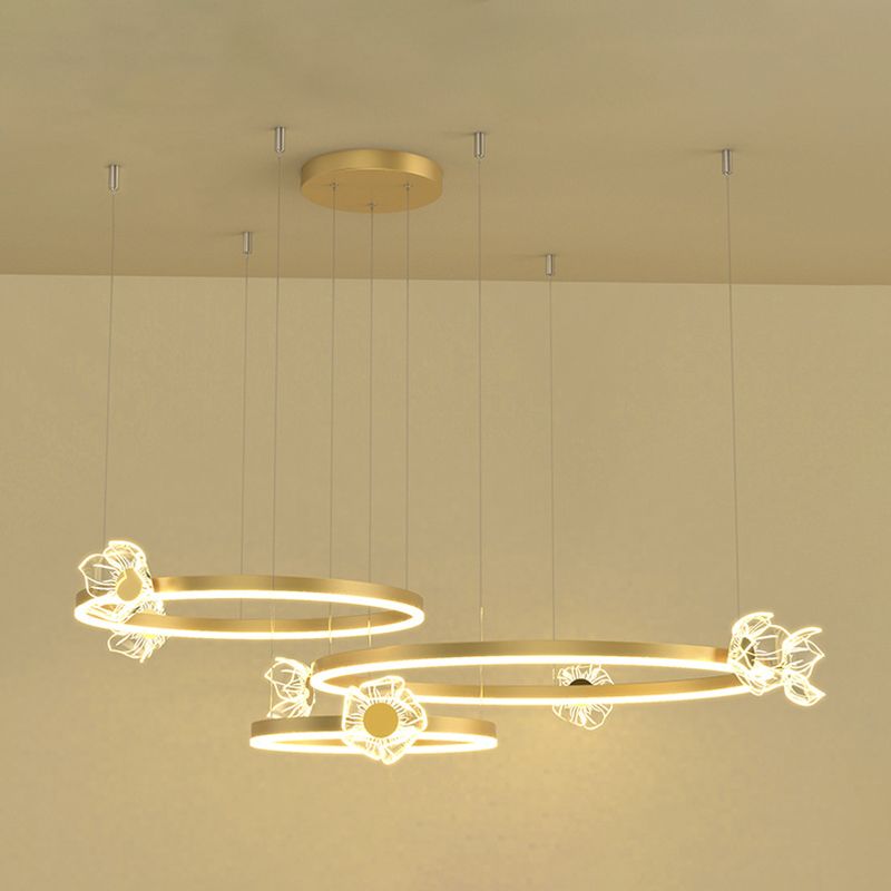 Plafond de cercle en métal à plusieurs niveaux