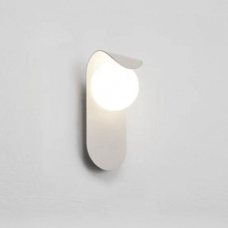 Ball Shape Metal Wall Light Modern Style 1 Light Wall Light Sconce