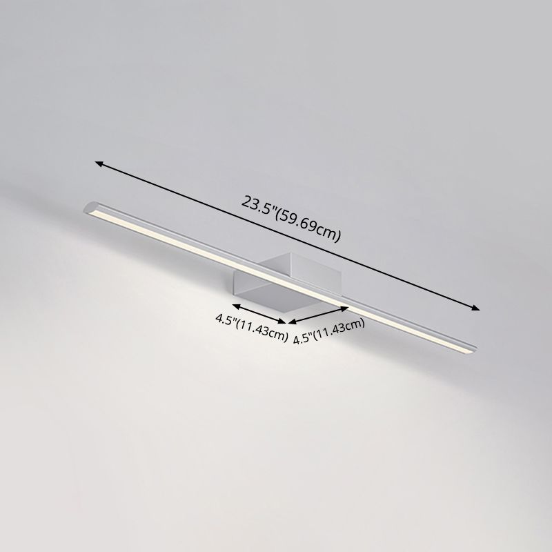 Noordse ijdelheid lamp Moderne eenvoud Led wand gemonteerde spiegel voorkant voor badkamer