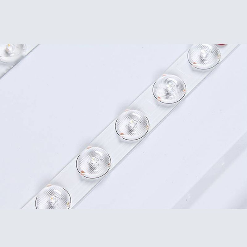 Round Led Flush Mount Ceiling Light Modern Minimalist Macaron Style Living Room Bedroom Study Energy-économiser Lighting