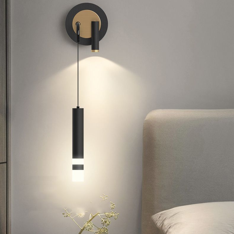 Multi Light Linear Wall Sconce Modern Style Metal Wall Lighting for Living Room