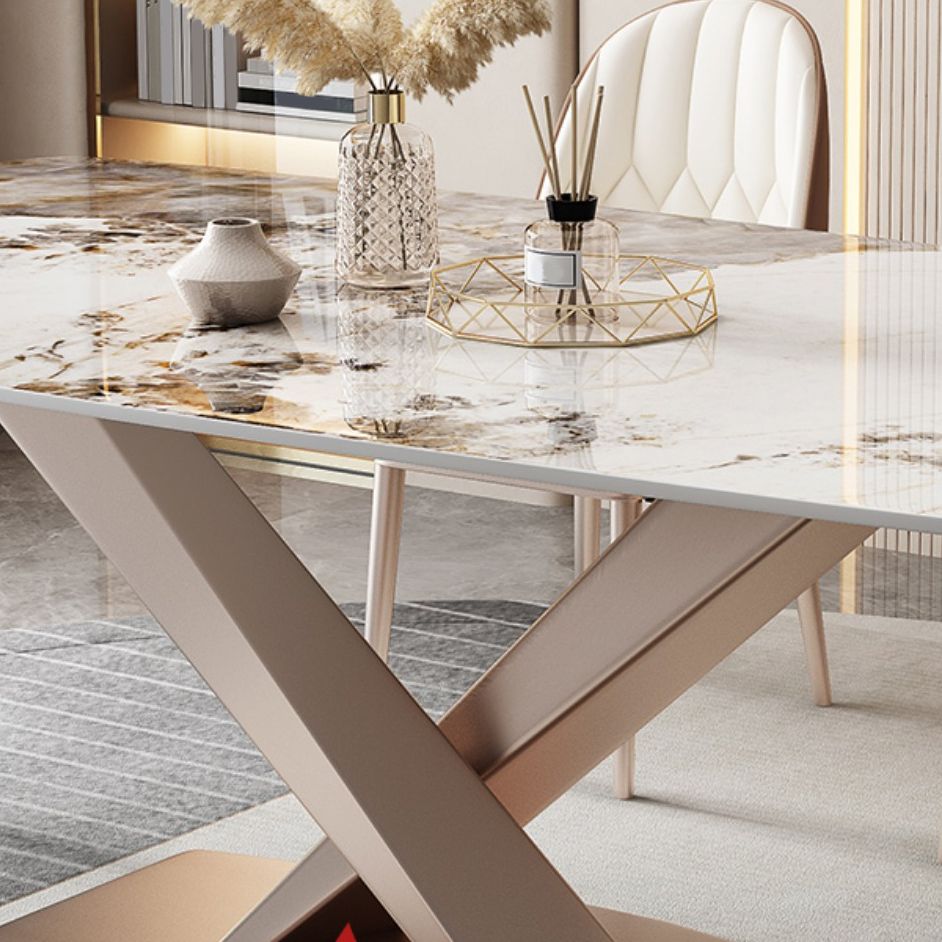 Modern Sintered Stone Dining Table Set 1/2/5/7 Pieces Dining Set