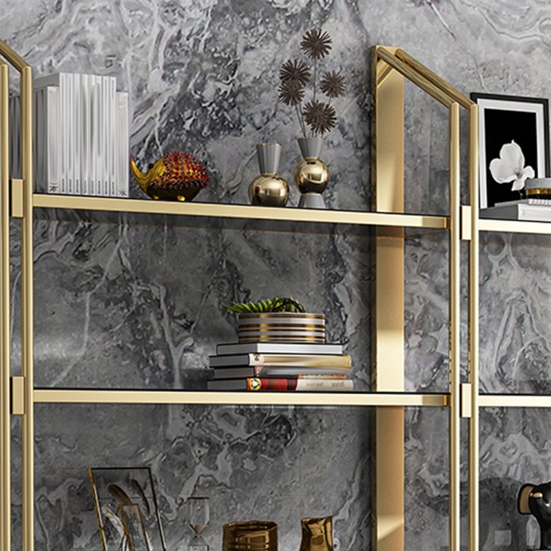 Libreria in stile glam 12 "W 79" H Open Weck Shelf per Study Room Home Office