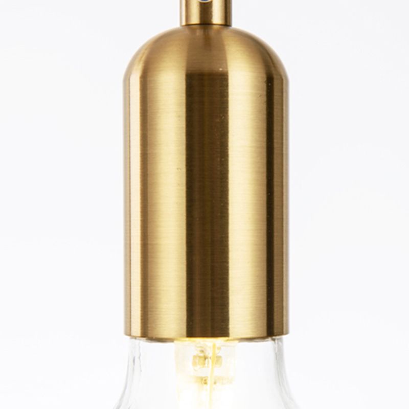 Loft Style Bulb Ceiling Lighting Fixture Metal Down Lighting Pendant for Cloth Shop