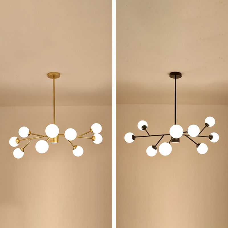 Accesorios de lámparas colgantes de tono esférico contemporáneo accesorios de iluminación de vidrio