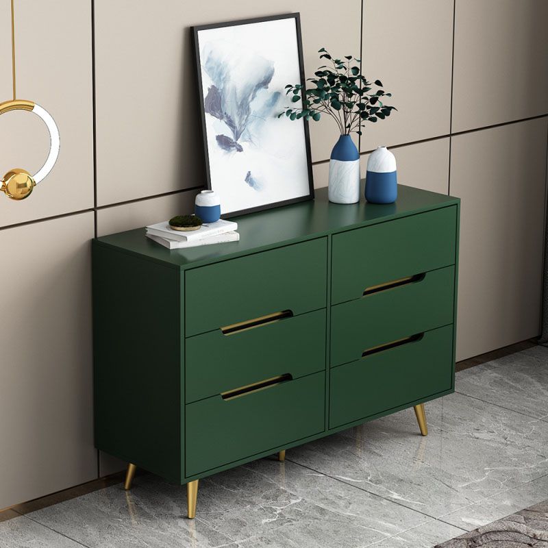 Glam Wooden Chest Bedroom 16" W Storage Chest with 3 Drawers