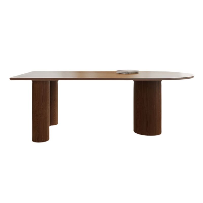 Modern Solid Wood Dining Table 3 Legs Dining Table for Home Use