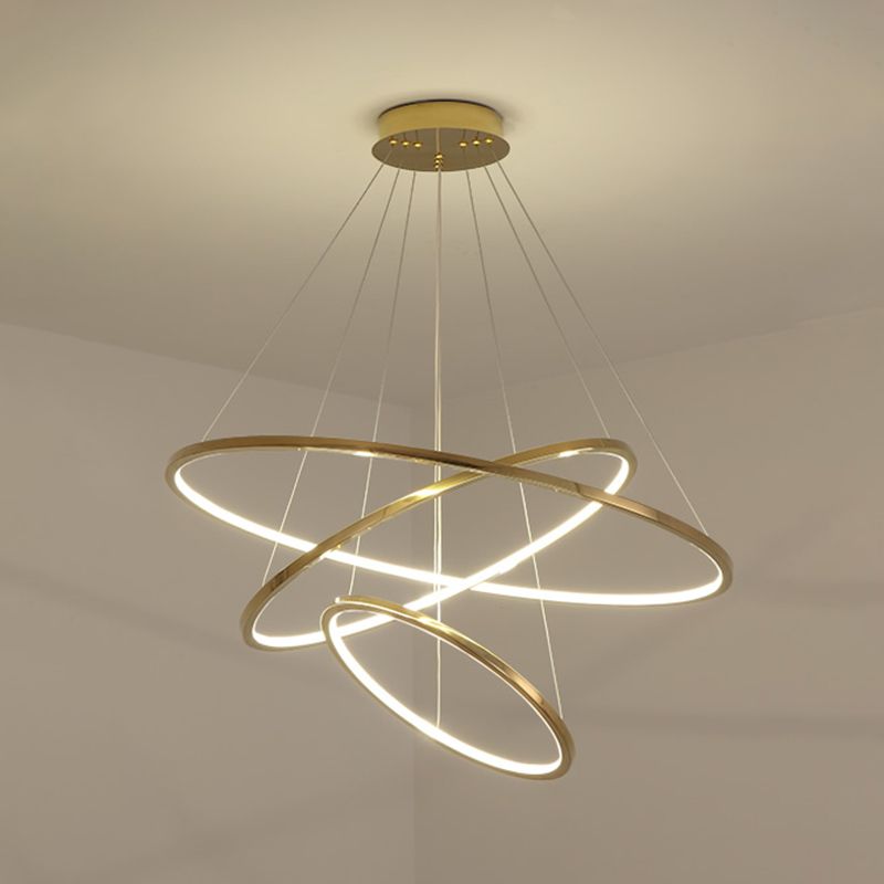 Modern Farmhouse Chandelier Multiple Rings Chandelier Lighting Fixtures