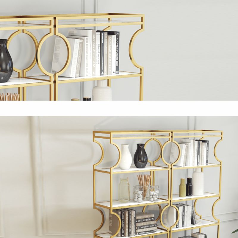 Urban Shelf Bookcase Metal Vertical Bookshelf for Study Room