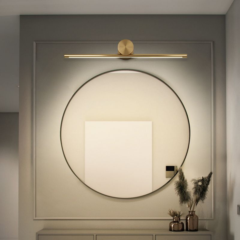 Accesorio de iluminación de pared lineal luminina de montaje de pared LED simple