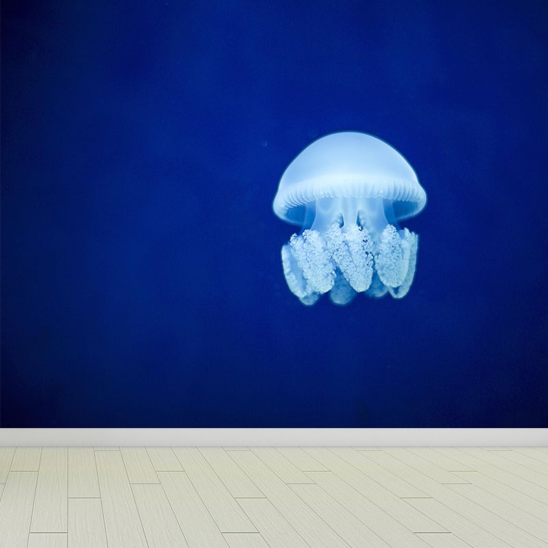 Jellyfish Mural Decal Wall Art Mildew Resistant for Decoration Sitting Room