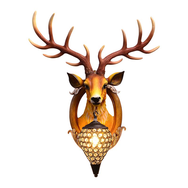 Creative Wall Lighting Fixture Contemporary Crystal Wall Mount Light