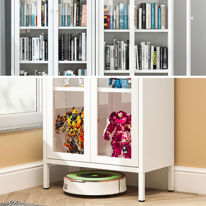 13.78 "W Bücherregal Skandinavisches Regal -Bücherregal für Zuhause und Büro mit Tür