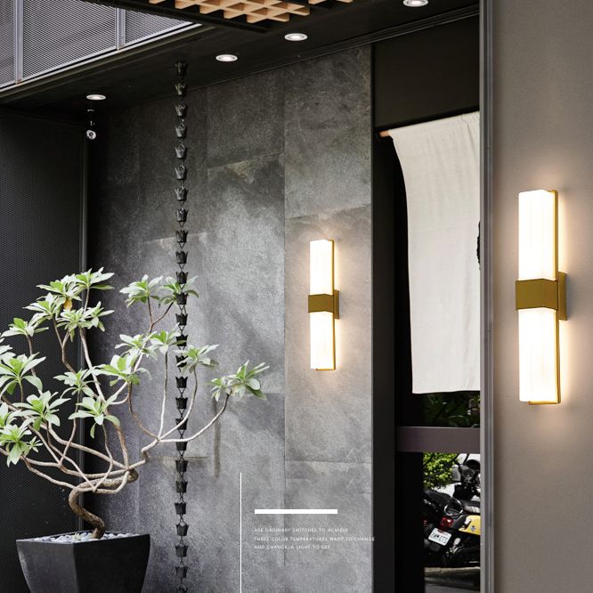 Lámparas de pared LED rectangulares opcionales de 3 color