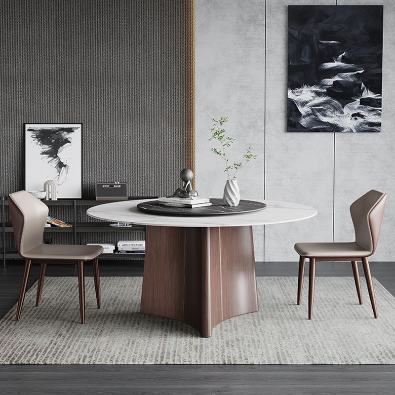 Modern Dining Table Set 1/3/4/7 Pieces with Metal Base Kitchen Furniture Set