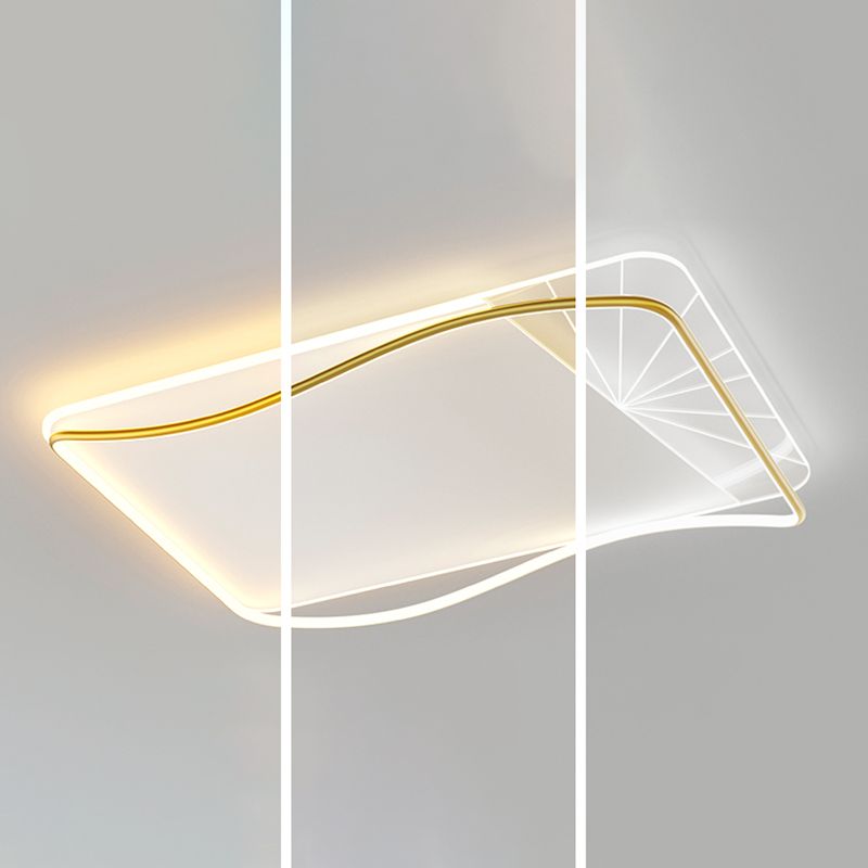 Éclairage de la bouffée de vidange Geometric Flush Mount Light Flush-Mount Light Fixture