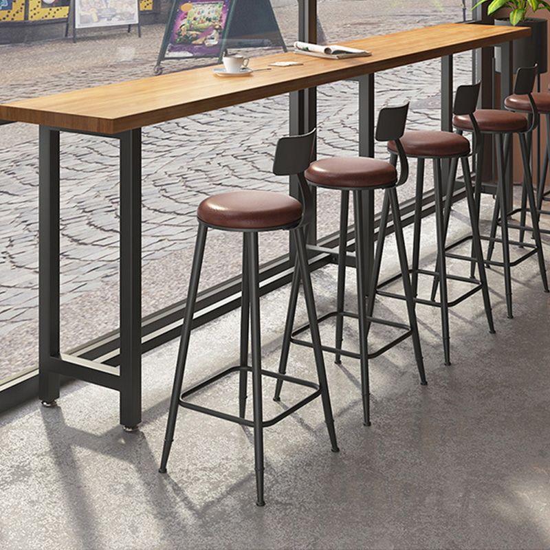 Rectangular Bar-height Table Solid Wood Bar Table with 41.3-inch Height