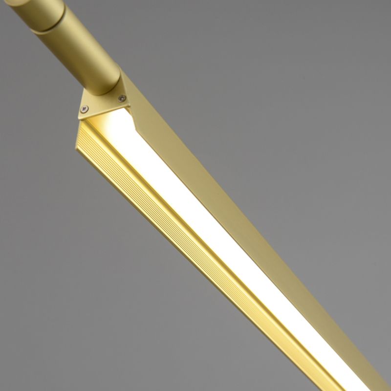 Illuminazione a sospensione lineare luci isola sospesa il lampadario moderno a pendente moderno