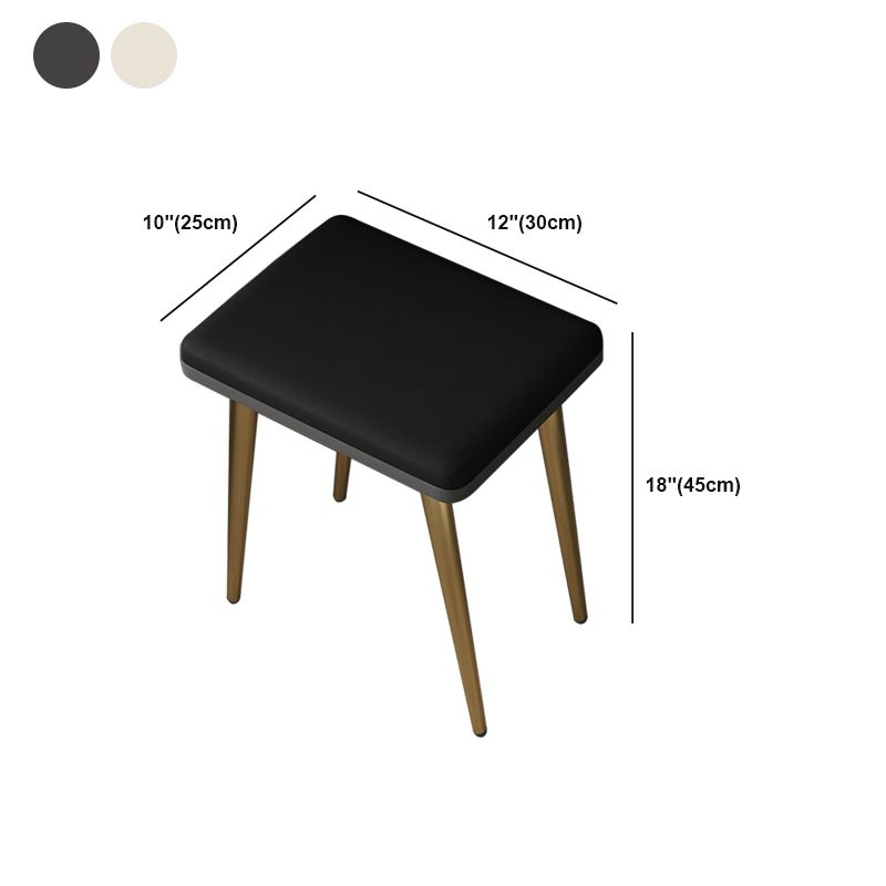 Contemporary Dresser Wooden Makeup Counter With 3 Storage Drawers for Bedroom