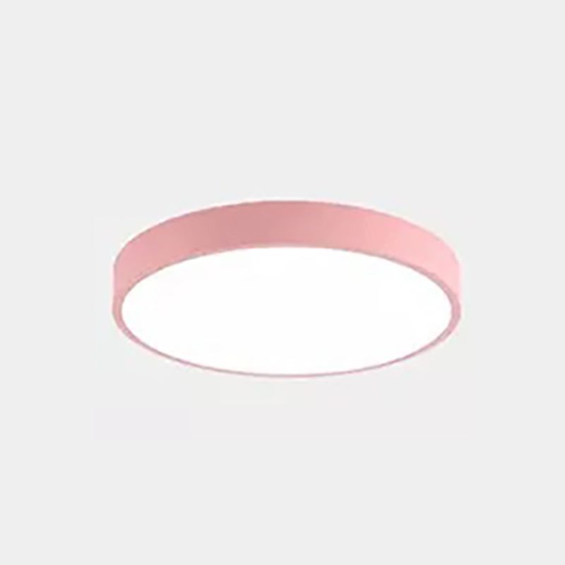 Lampada da soffitto a LED di forma rotonda stile moderno amaretto 1 luce da incasso con paralume in acrilico