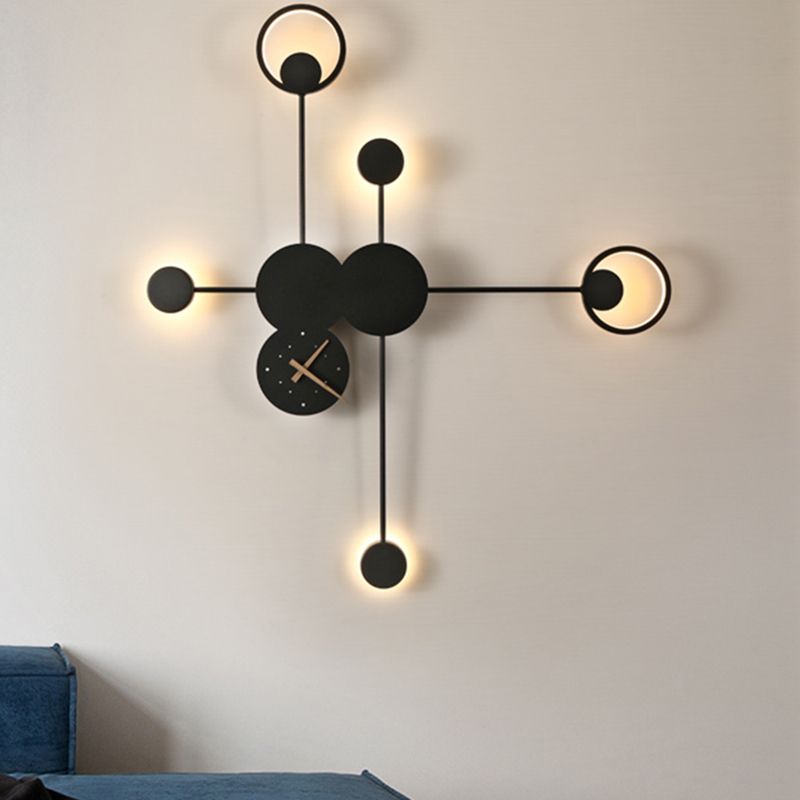 Geometry Shape Metal Wall Lighting Ideas Modern Style Wall Mounted Light Fixtures