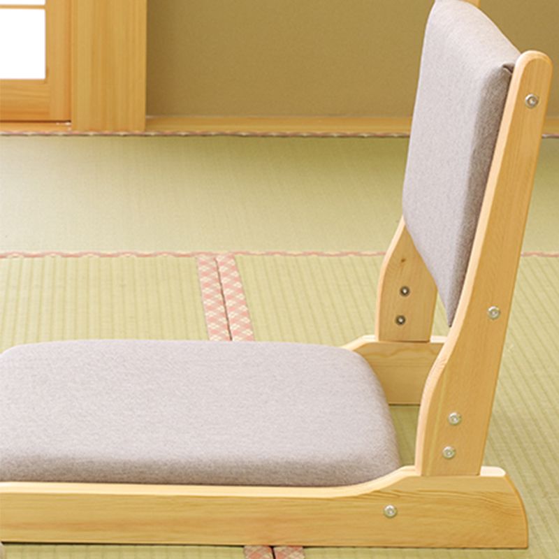 Linen Armless Chair16.9"L x 20.8"W x 18.1"H Solid Wood Frame Chair