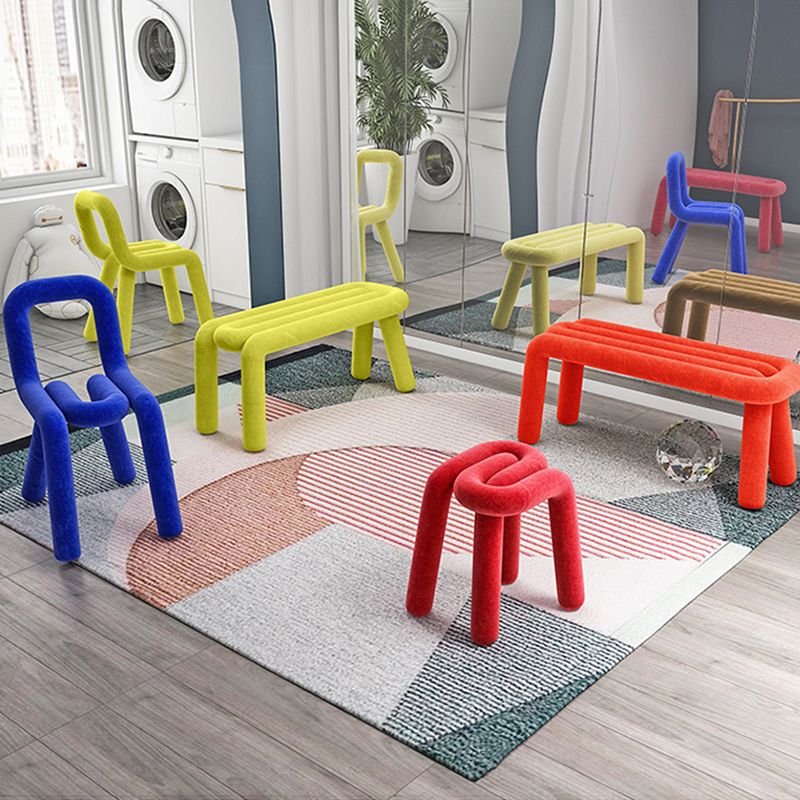 Sillas de comedor estilo moderno Sillas laterales sin brazos con patas de metal para cocina