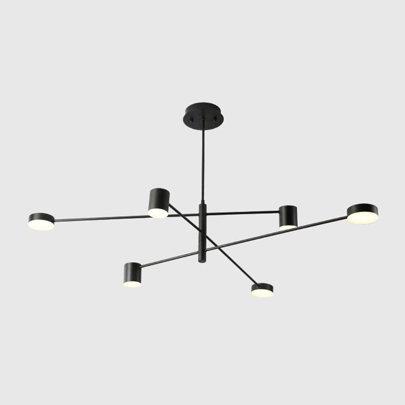 Moderne stijl cilindervorm hangsel kroonluchters metalen kroonluchter lichten