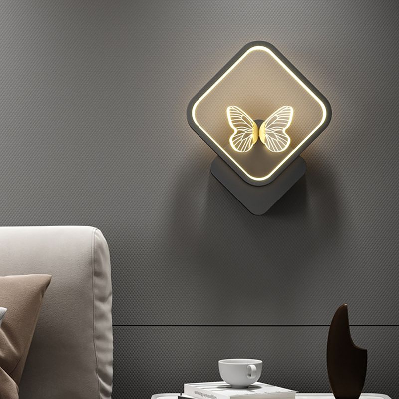 Nordic Style Iron Wall Light Geometry Shape Wall Lamp for Children's Room