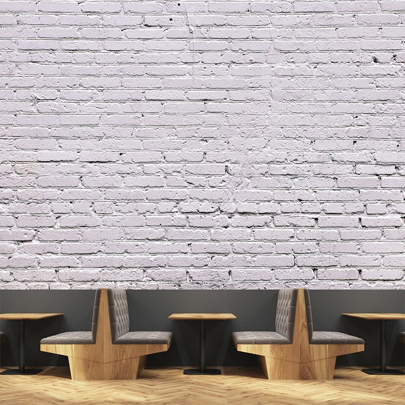 Brick Wall Covering Mural Industrial Style Living Room Mildew Resistant Wall Decor