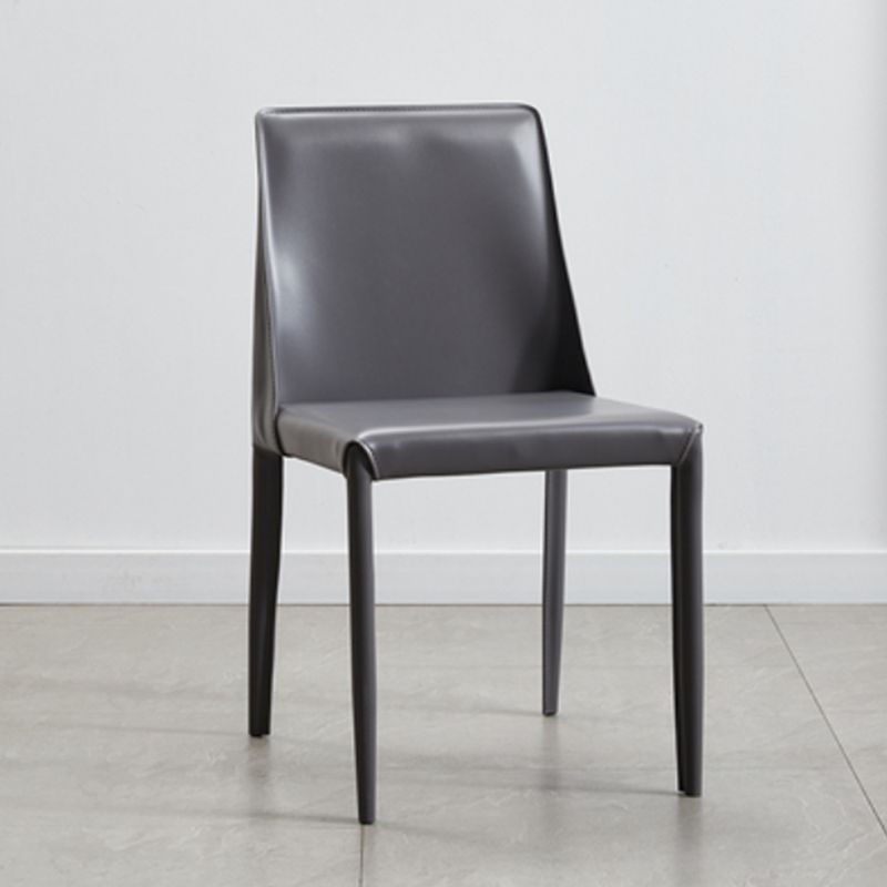 Contemporary Dining Room Chair Faux Leather Dining Chair for Home
