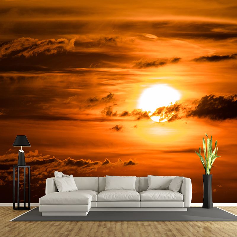 Mildew Resistant Wall Mural Wallpaper Sky Landscapes Pattern for Bedroom