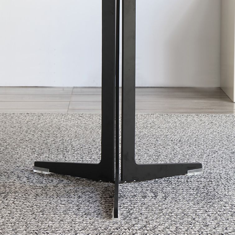 White Stone Dining Set for Home 1/4/5 Pieces Modern Round Table Set