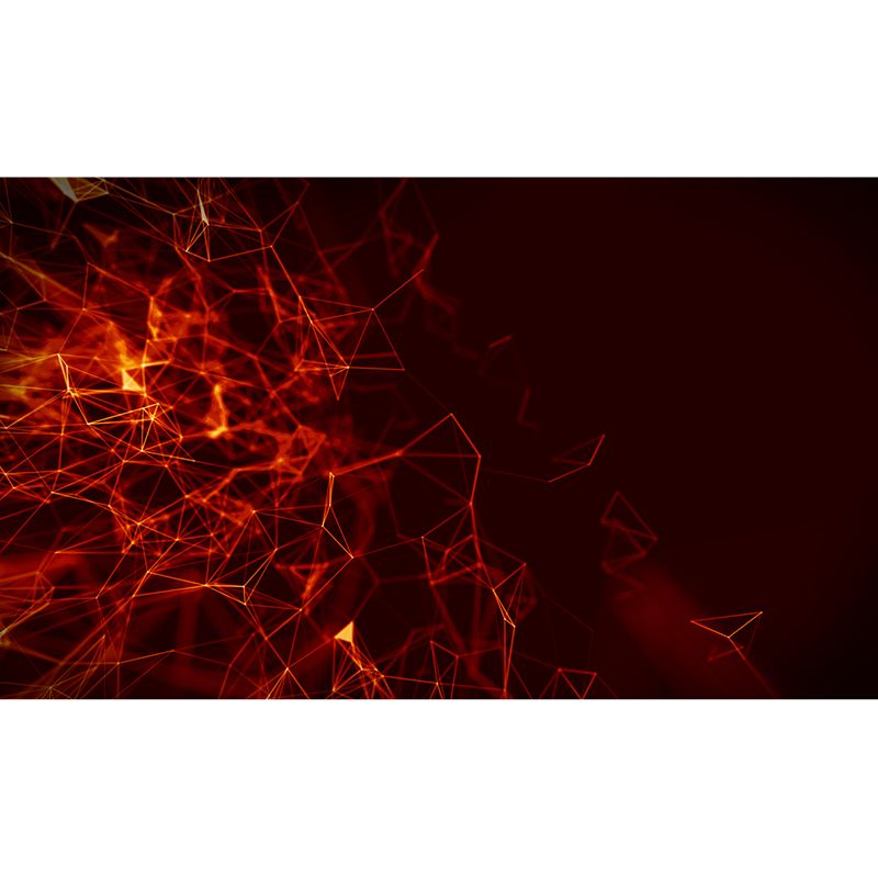 Abstract Pattern Mural Decal Modern Non-Woven Textured Wall Covering in Pastel Color