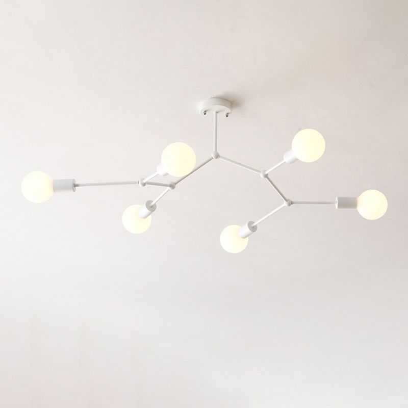 Lumo in metallo molecolare luce minimalista di illuminazione sospesa per soggiorno