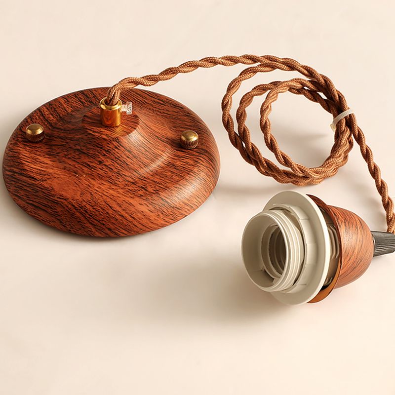 Verre Hanging Lights Modern Style 1 Tête Hanging Mount Fixture pour le salon