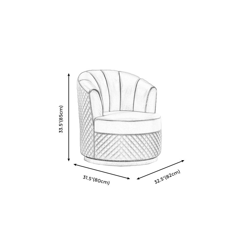 Italian Light Luxury Sofa Chair Swivel Single Chair Sitting Room Single Sofa Nordic