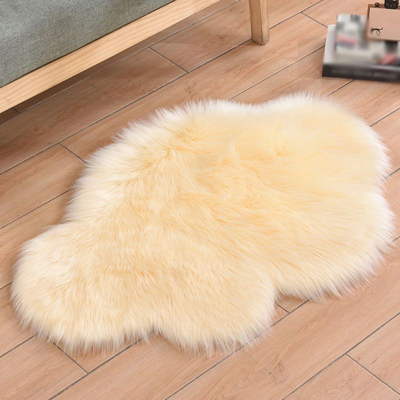 Modern Cloud Carpet Plain Indoor Rug Polyester Non-Slip Backing Shag Rug for Living Room