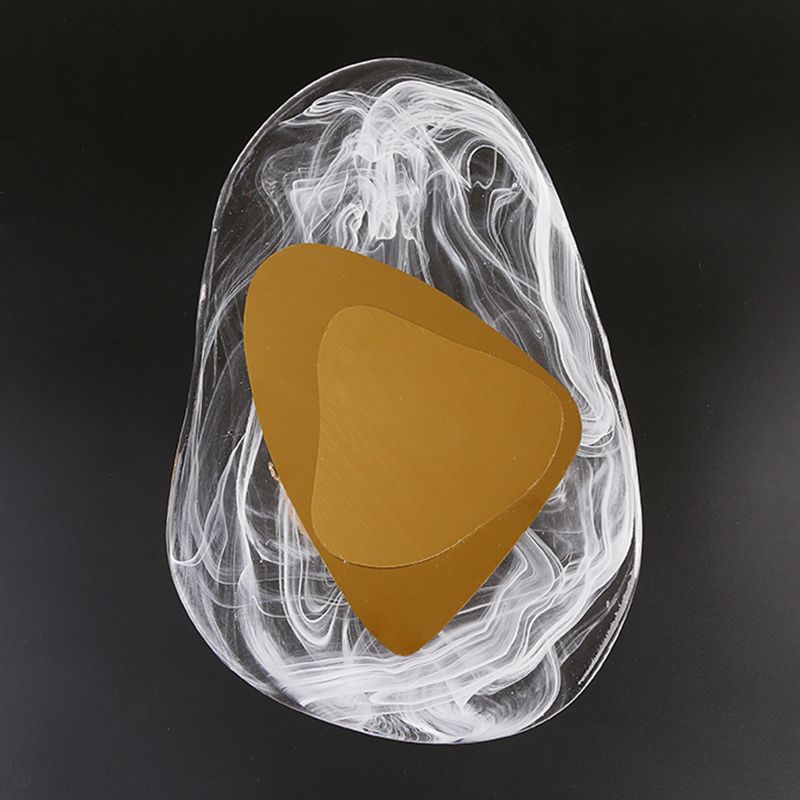 Geometric Shape Metal Wall Lighting Modern Style 1 Light Wall Mounted Light