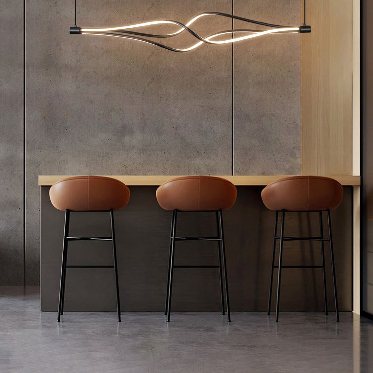 Modern Chandeliers For Foyer Wave Suspension Light LED Pendant Light Fixtures