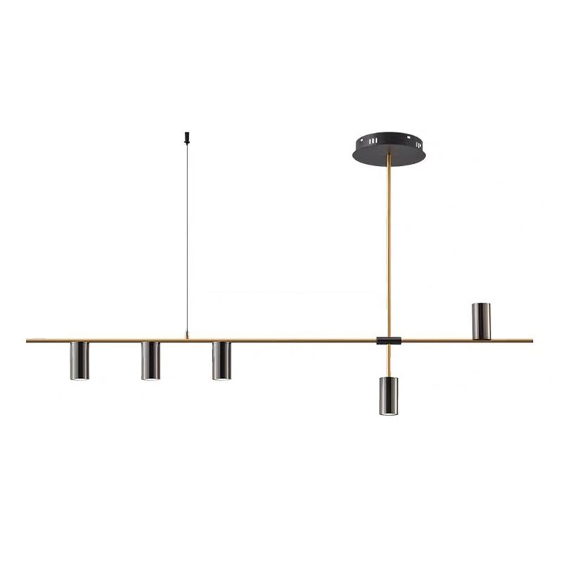 Modern Geometric Island Pendant Lights Metal Multiple-Light Island Pendant Lighting