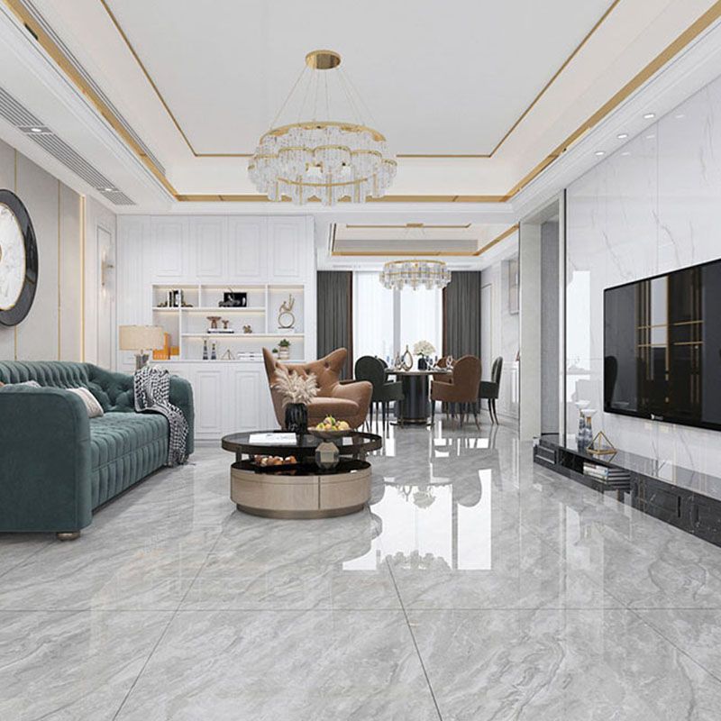 Marble Appearance Singular Tile Polished Rectangular Floor Tile