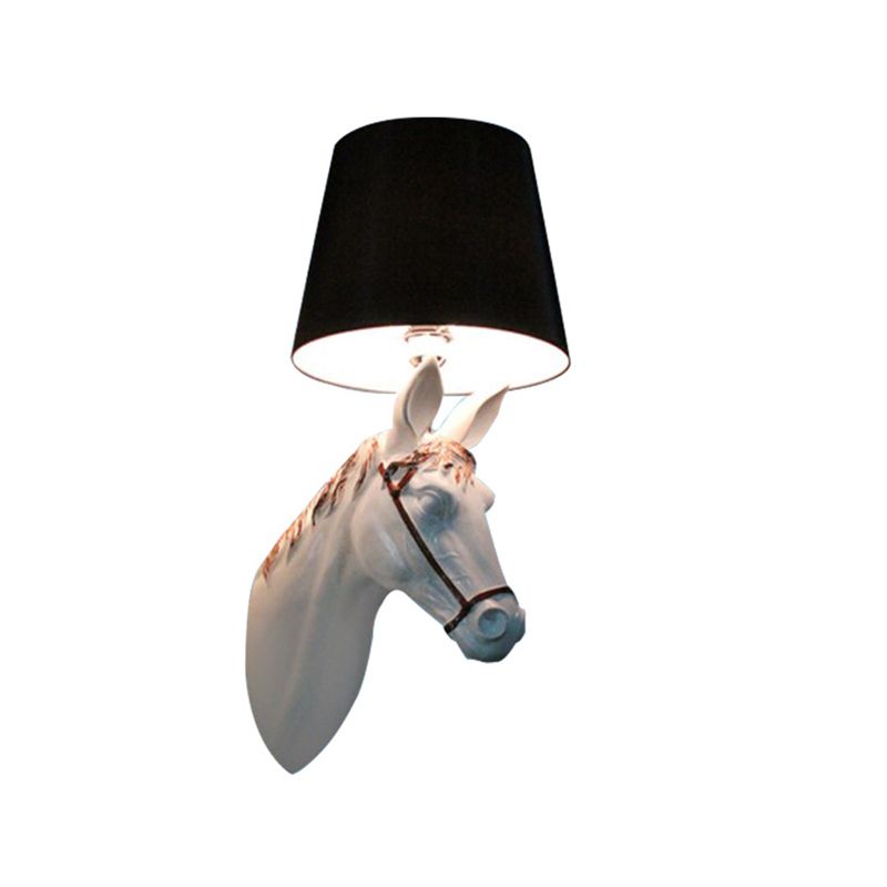 Geometric Wall Light Fixture Modern Resin 1 Light Wall Sconce