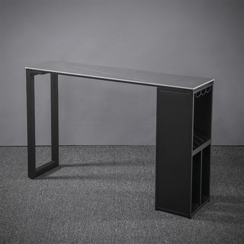 Sintered Stone Bar Table Rectangle Dining Table for Kitchen Living Room Coffee Room