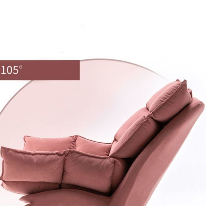 Modern Removable Cushions Rocking Chair Velvet Rocker Chair for Living Room